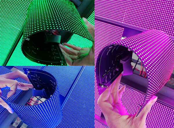 軟(ruǎn)模組P4柔軟(ruǎn)模塊(kuài)可彎曲模闆