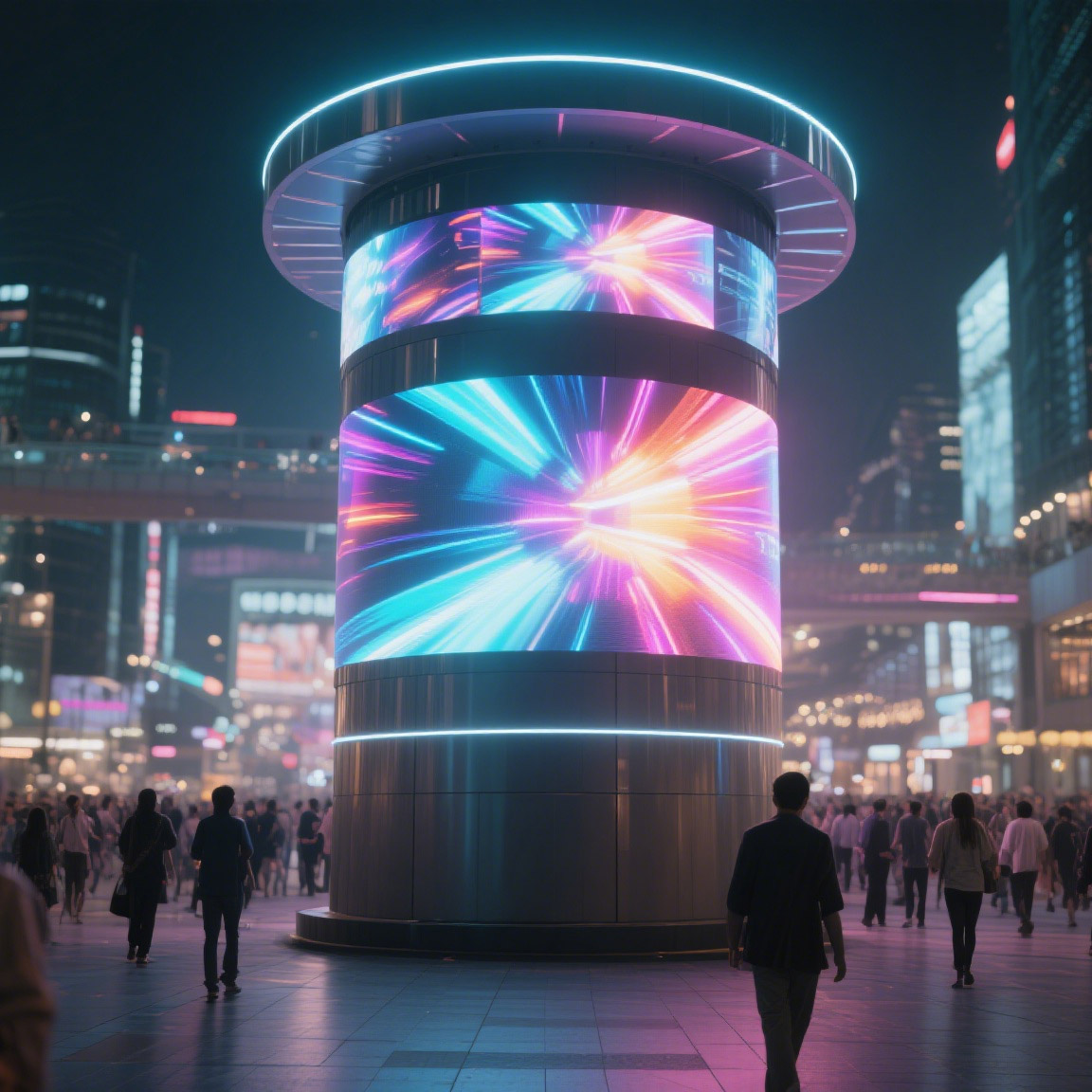 弧形LED顯示屏圓環